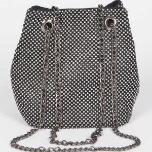 Rhinestone Bucket Chain Bag